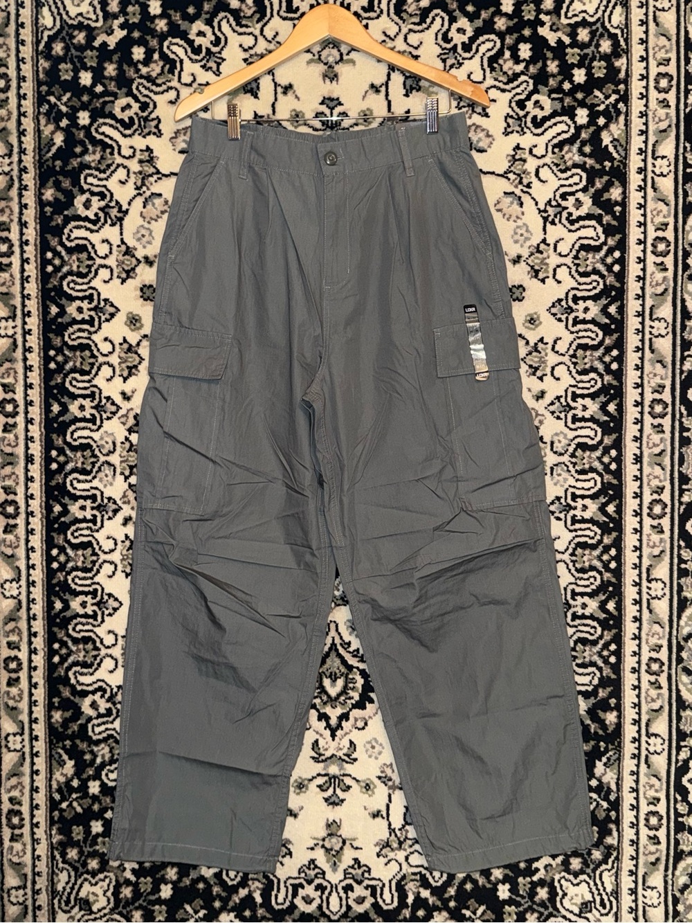 Footlocker baggy parachute pants